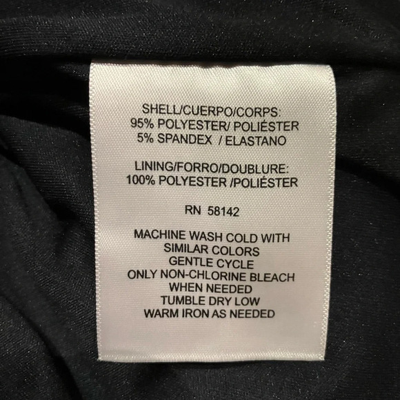 NWT Maggy London Women's Lined Pink Floral Front Twist Midi Dress (0) - Picture 7 of 7